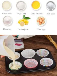 Pastel <span class=keywords><strong>para</strong></span> hornear Pan alto Pasteles 7 Asado de aluminio con estante Hoja de galletas Estera Juego de utensilios <span class=keywords><strong>para</strong></span> hornear Forma de diseño 9 pulgadas Tarta inferior extraíble - Product Image 4