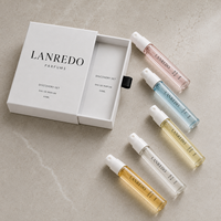 Set de Descubrimiento de Mini Perfumes en Frascos de Vidrio Premium de 1ml, 1.5ml, 2ml, 5ml y 10ml, Portátil, con Caja de Almacenamiento