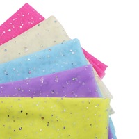 Maille de Tulle en Strass Laser Magique pour Accessoires de Cheveux Filles Jupe Pompon Tissu Accessoires Photo Décoration