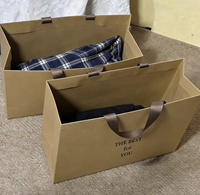 Sac en papier kraft écologique imprimé sur mesure, pliable, pour cadeaux de mariage, shopping et emballage de chaussures, vente en gros de vêtements pour femmes, sous-vêtements