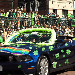 St. Patrick's Day Shamrock Refrigerator Magnet Decoration Cross-Border Irish Holiday <b>Locker</b> Dishwasher Car Sticker Polyresin - Product Image 3