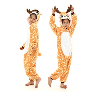 Pijama <span class=keywords><strong>Kigurumi</strong></span> de Animales de Dibujos Animados Stitch <span class=keywords><strong>Unicornio</strong></span> Pikachu para Niños, Mameluco Enterizo para Dormir - Product Image 4