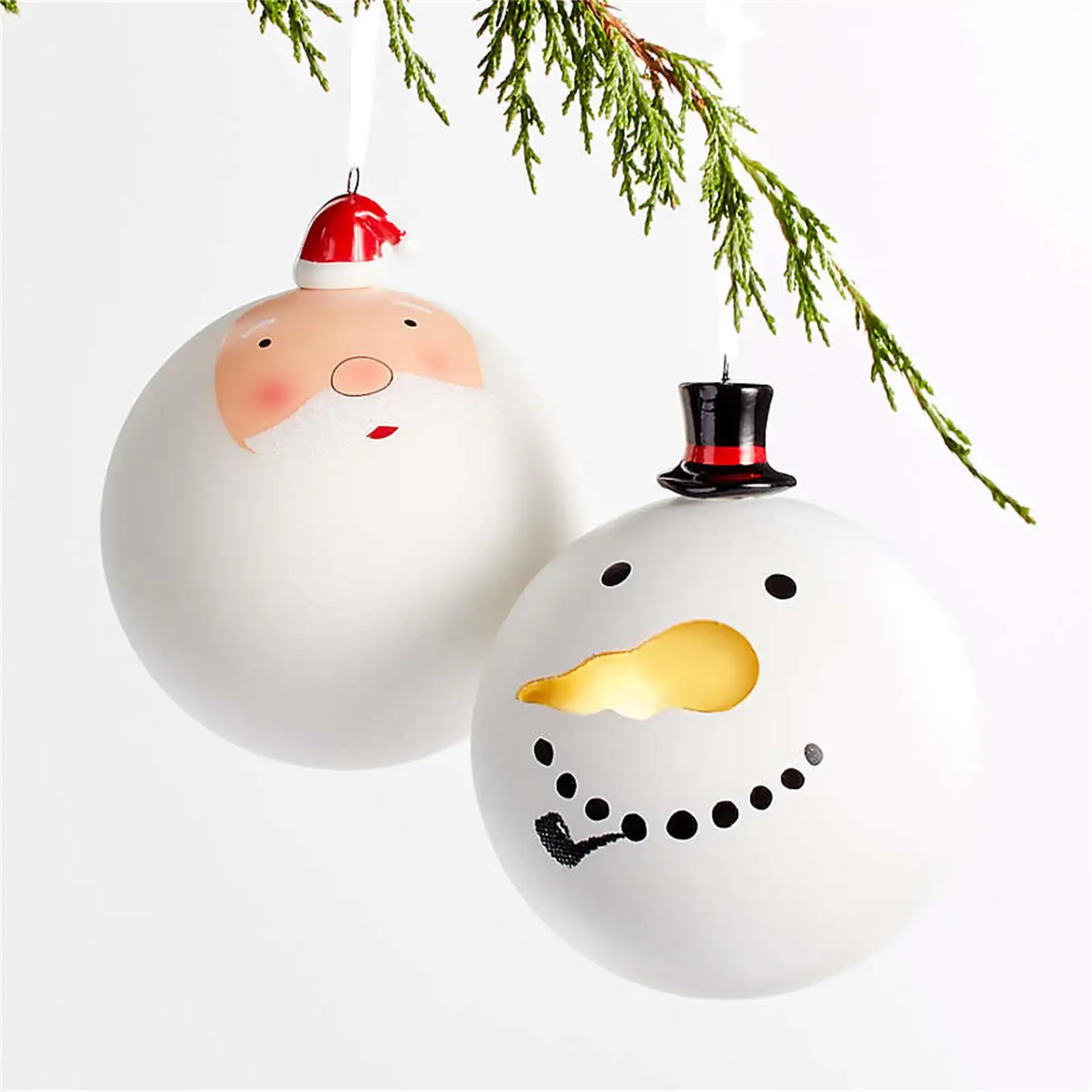 Trang Trí Giáng Sinh Santa Snowman Thủ Công Gốm Bóng Thủ Công Trang Chủ Khách Sạn Trang Trí