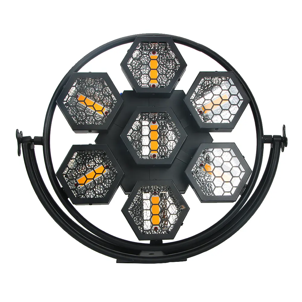 Portman Music Retro illuminazione da palcoscenico 7x60W LED Retro Flash DMX512 professionale decorare discoteca DJ Party Bar lampada da palcoscenico luce notturna