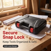 Kit d'outils à main robustes pour la réparation domestique, 37 pièces, pour les réparations d'urgence et les projets de bricolage