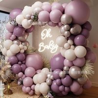 Ensemble de guirlande d'arche de ballons gonflables en latex de couleurs assorties, support, cadeau, jouet pour baby shower, mariages, anniversaires