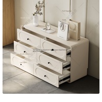 Advanced Light Luxe Crème Style Français Coiffeuse En Bois Massif Chambre À Coucher Intégrée Rangement Sens Chambre À Coucher Principale Armoire