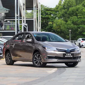 Toyota Corolla mobil bekas 4 pintu 5 kursi, mobil bekas ke China LED 2020 elektrik kulit Turbo gelap multi-fungsi ACC