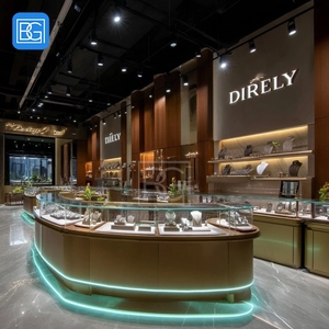 Vitrina de Joyería de Alta Gama, Madera Lacada, Iluminación Integrada, Tienda Boutique, Centro Comercial, Exhibición de Joyería - Product Image 6