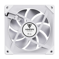 Ventilateur de boîtier PC XINMAI 120mm RGB ARGB 12V, ventilateur de refroidissement CPU pour jeux, double connecteur 3 broches 4 broches, ventilateur de refroidissement LED PWM, usine OEM