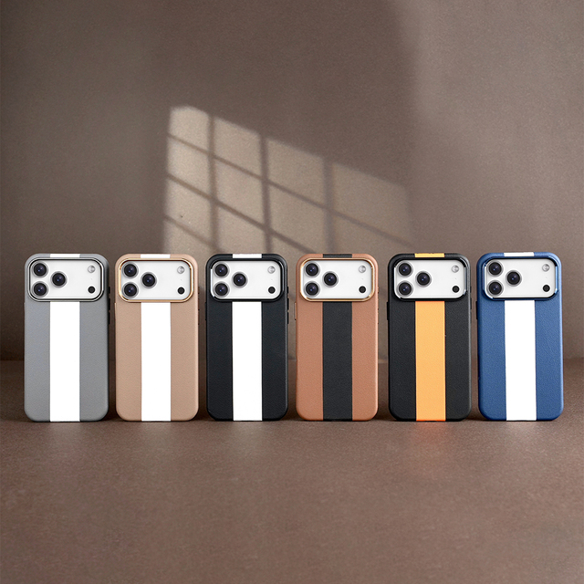 JOYPORODO L145 Luxury Leather Phone Case for iPhone 17 Pro Max Mobile Phone Cover with Magnetic Capa De Celular Coque Telephone