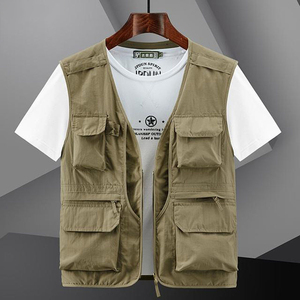 Gilet de travail personnalisé avec logo, en duvet et coton, pour l'hiver, brodé, chaud, vêtement d'extérieur, veste de travail, mode - Product Image 4