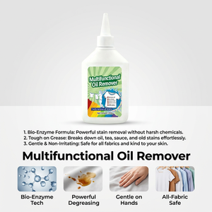 Détachant enzymatique industriel pour taches d'huile, idéal pour le linge intensif, élimine instantanément la graisse ancienne et nouvelle - Product Image 5