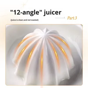 Nhỏ Bền Vững Hộ Gia Đình Gốm Máy Ép Trái Cây Cho Cam Tươi Và Nước Chanh Hương Vị Ban Đầu Nhôm Hướng Dẫn Sử Dụng Tiện Ích - Product Image 4