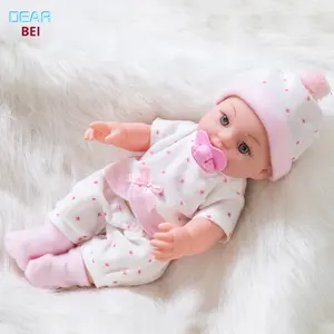 Yumuşak Kauçuk Bebek 30 cm Beyaz Bebek Şık Giydirme Bebek, Hediye Kız Oyuncak Bebek, Reenkarnasyon Bebek - Product Image 2