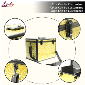 Hộp Làm Đẹp Động Vật Đầy Màu Sắc Hộp Làm Sạch Lông Ngựa Cưỡi Ngựa Hoàng Gia Vỏ Cứng Kim Loại Có Thể Khóa - Product Image 3