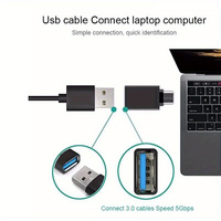 Adaptateur OTG de haute qualité Type-C vers USB 3.0 Compatible avec les lecteurs flash/claviers de jeu Adaptateur de charge rapide pour Smartphones