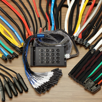 Câble Audio 8/12/16/24/28/32 Canaux 30 Mètres avec Connecteur XLR Veste PVC Câble de Scène Multi-Core en Stock