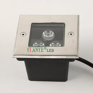 Luces de calle LED cuadradas de 3W, cambio multicolor RGBWAUVO con Tuya Zigbee Wifi y DMX512 IP67 para paisajismo en el exterior - Product Image 3