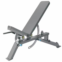 Banc de musculation multifonction pliable en acier de haute qualité avec support pour haltères et barres, idéal pour la maison et la salle de sport
