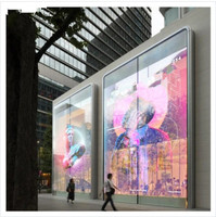 Écran LED, carte PCB, film transparent flexible, affichage publicitaire LED, P2 P3 P6.67 P7, adhésif, super fin
