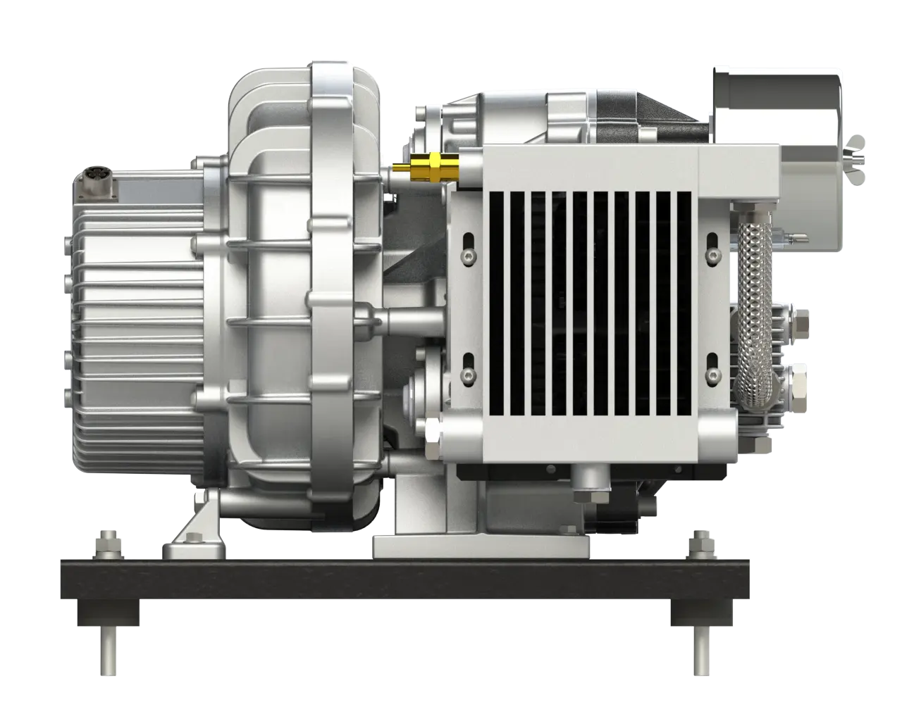 3.7 kW 5 HP pompa di alta qualità motore silenzioso Scroll testa elettrica pompa compressore d'aria senza olio prezzo alluminio stazionario