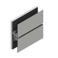 Panneau composite en aluminium Alucobond pour revêtement mural extérieur, façades, couleur sur les deux côtés, 3 mm, 4 mm, PVDF, ACM, ACP, pour la décoration