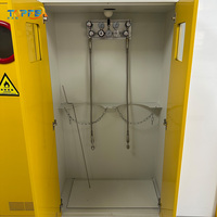Meubles de laboratoire, armoire de stockage de gaz chimique tout en acier pour l'industrie