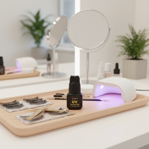 Korean Premium Custom Logo Volume Eyelash Extension Glue Private Label Eyelash Adhesive UV Black glue - Product Image 3