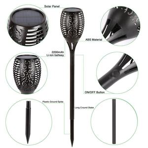 Đèn Led Sân Vườn Năng Lượng Mặt Trời Thiết Kế Ngọn Lửa Đèn Pin Với Tấm Pin Mặt Trời Đèn Pin Năng Lượng Mặt Trời Kèm Bộ Sạc Điện Thoại - Product Image 4