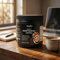 Café Adaptogène : Énergie Accrue, Stress Réduit, Concentration Améliorée & Santé Intestinale – Infusé aux Champignons et Herbes 300g