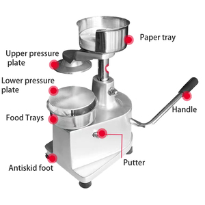 Máquina para hacer hamburguesas Máquina automática para formar carne de hamburguesas Máquina para hacer hamburguesas - Product Image 4