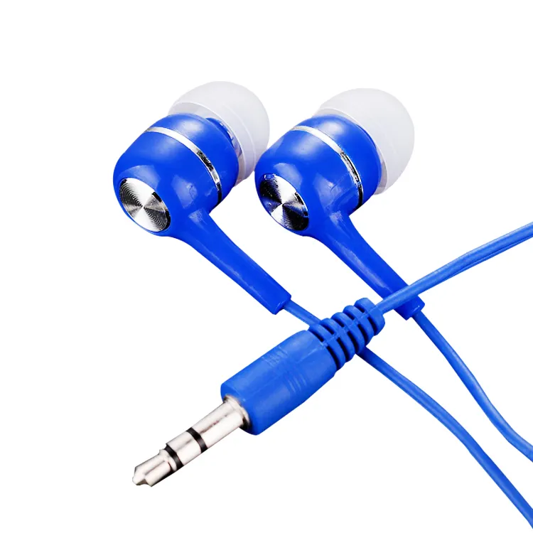 3.5mm In Ear Fashion Color With Microphone Wired Sports Computer Headset Headphones