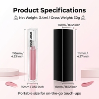 Gloss à lèvres en verre avec logo personnalisé, effet miroir, gloss repulpant, lèvres plus pulpeuses, gloss à lèvres scintillant imperméable, fournisseur en gros
