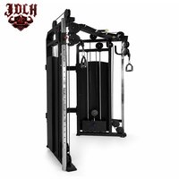 Máquina de Entrenamiento Funcional Comercial con Polea Doble Ajustable y Dos Pilas de Pesas para Entrenamiento de Fuerza de Cuerpo Completo