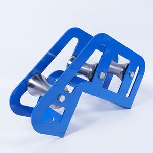 Kablo döşeme kasnakları, zemin kablosu tepsi, üç yollu kuyu başlığı, büyük kıvrımlar, naylon jantlar, kablo döşeme kasnakları için çelik jantlar - Product Image 2