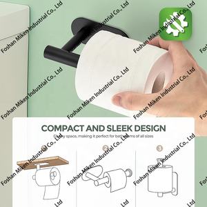 <span class=keywords><strong>Porte</strong></span>-papier toilette en nickel brossé, <span class=keywords><strong>sans</strong></span> perçage, en acier inoxydable, adhésif, pour salle de bain - Product Image 5