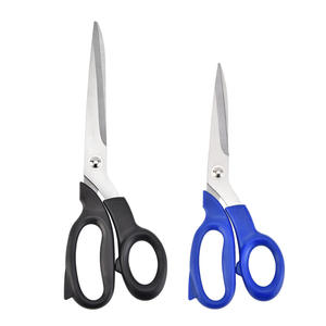 Ciseaux de bureau ménagers 22 cm 24 cm avec manche en plastique, multifonctionnels pour la coupe du papier, la couture, la couture artisanale - Product Image 1