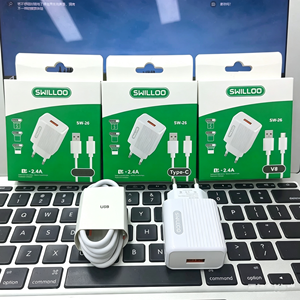 Câble Micro USB pas cher et adaptateur de charge 5V2A 10W avec un seul port USB, prise EU, <span class=keywords><strong>chargeur</strong></span> rapide avec câble USB C pour <span class=keywords><strong>téléphone</strong></span> <span class=keywords><strong>portable</strong></span> - Product Image 1