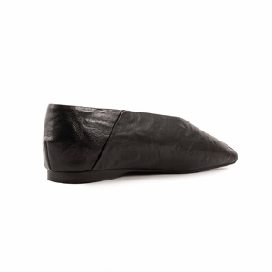 Printemps <span class=keywords><strong>été</strong></span> en cuir véritable souple femmes bout carré bateau chaussures bureau mode ballerines pour dames - Product Image 6