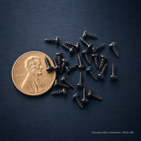 Fabricant de micro-éléments de fixation de précision, vis à taraudage personnalisées métriques M1 M1.5 M2 M3 en acier inoxydable 304, fabrication selon dessin OEM ODM