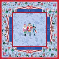 Tapis de jeu de Mahjong américain pré-imprimé, motif floral patriotique USA, avec motif de chapeau haut-de-forme et moulin à vent