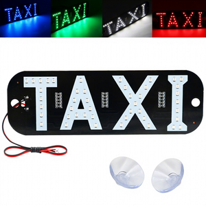 Feu indicateur LED OLIVER 12V 3W pour taxi, éclairage extérieur automobile pour toit de voiture, plaque d'immatriculation, feu de taxi vide avec interrupteur de montage - Product Image 5