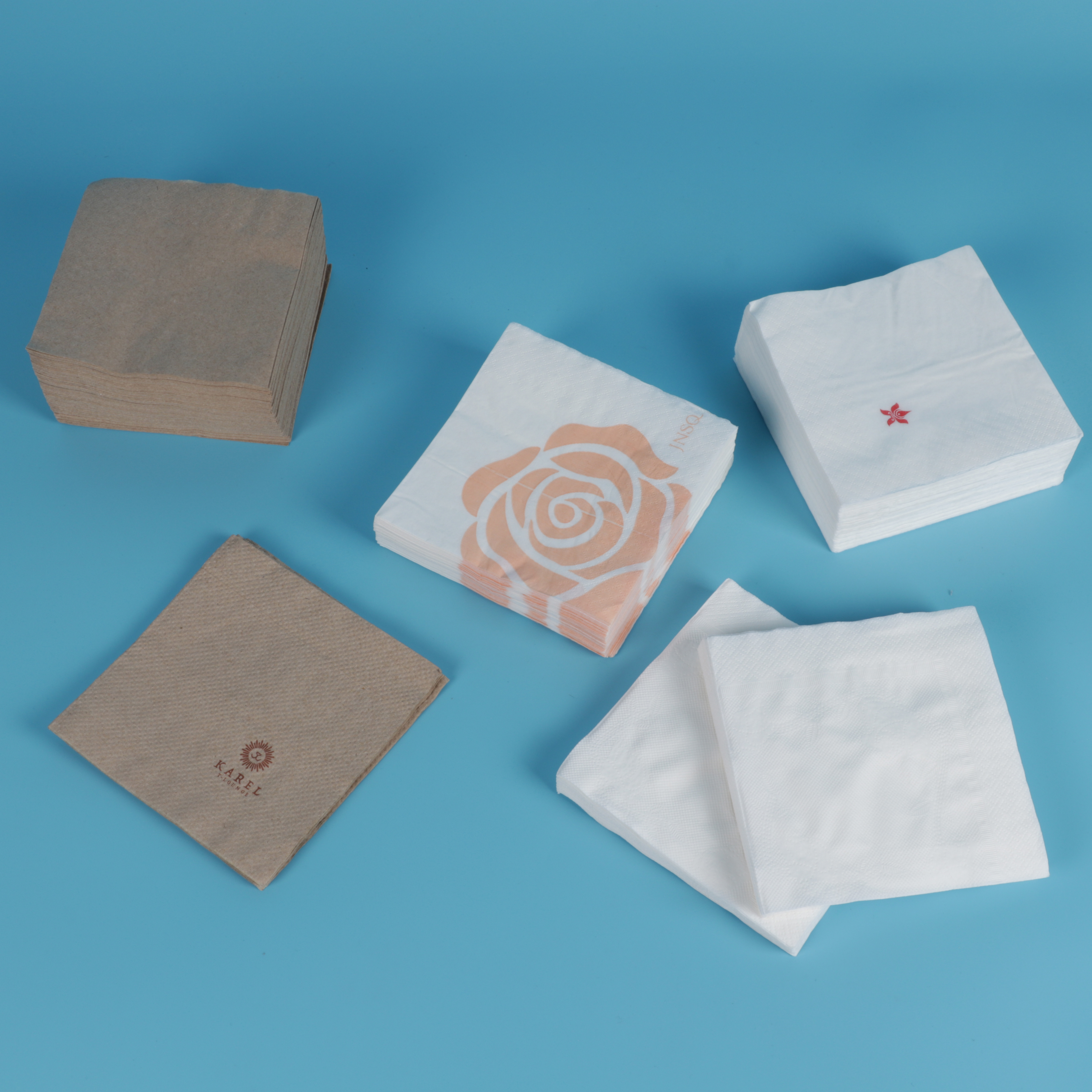 Горячая продажа бесплатный образец высокое качество Airlaid пользовательские салфетки напечатанные салфетки