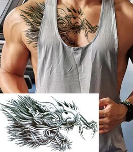 Tatuajes Temporales para el Pecho para Hombres, Diseños de Tatuajes de Senos para Hombres y Mujeres, Arte Corporal Realista - Product Image 1