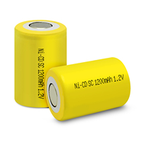 1.2V 1200mAh Nikel Kadmiyum Pil Hücresi Çubuk Tipi Acil Durum Aydınlatması için Şarj Edilebilir