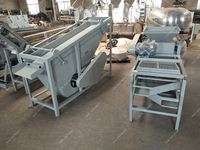 Amandelschelp Breken Machine Kleine Hazelnoot Sortering Zeef Sheller Neem Fruit Palm Kernel Kraken Scheidende Apparatuur Lijn