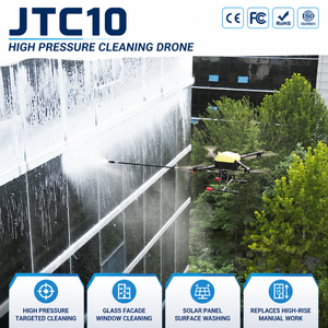 High Pressure <b>Cleaning</b> Drone UAV Precision Water Jet High Rise <b>Window</b> Flexible Access Solution for Commercial Property Care - Product Image 1