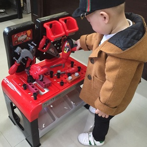 Banc à outils pour enfants ensemble de jeu perceuse électrique outil réaliste jeu de simulation Construction établi <span class=keywords><strong>jouet</strong></span> pour tout-petits <span class=keywords><strong>atelier</strong></span> de construction d'outils - Product Image 3