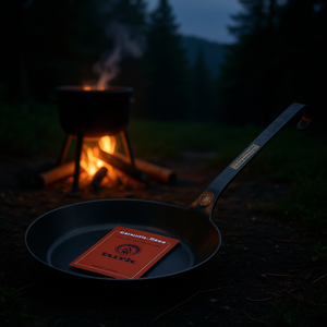 Turk <b>Cast</b> Iron Frying <b>Pan</b> 28 Cm For Outdoor Cooking - Product Image 3